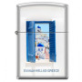 Zippo Αναπτήρας Λαδιού Αντιανεμικός Traditional Greek Shutter