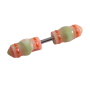 BD JEWELERY Piercing ατσαλι 316L σκουλαρίκια μπάρα σιλικονης πολυχρωμη 2,2cm BD-1049