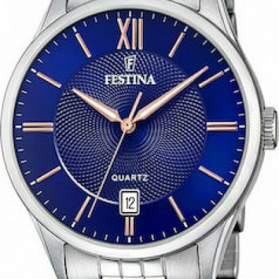 Ανδρικο Ρολόι FESTINA Classic Silver Stainless Steel Bracelet f20425/5
