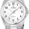 Γυναικειο Ρολόι Festina Quartz Ανοξείδωτο ατσάλι Μπρασελέ Λευκό χρώμα καντράν f20553/1