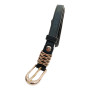 Γυναικεια ζωνη VERDE 110CM*2CM  ΜΑΥΡΟ   04-0598-BLACK