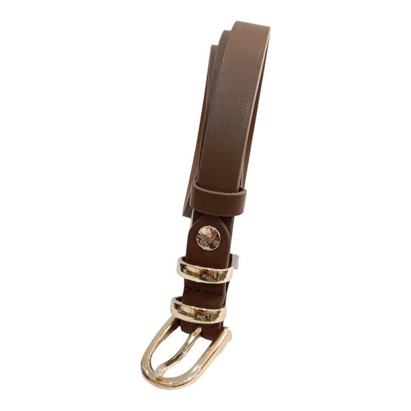 Γυναικεια ζωνη VERDE 110CM*2CM  ΚΑΦΕ   04-0602-BROWN - KalliopiSilver