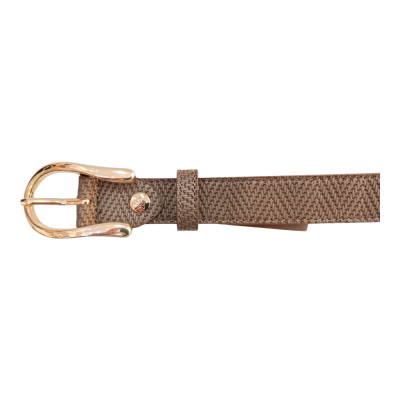 Γυναικεια ζωνη VERDE 110CM*2.6CM ΠΟΥΡΟΥ 04-0612-TAUPE