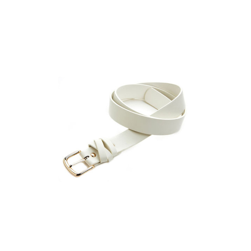 Γυναικεια ζωνη VERDE 110CM ΑΣΠΡΟ   04-0630-WHITE - KalliopiSilver