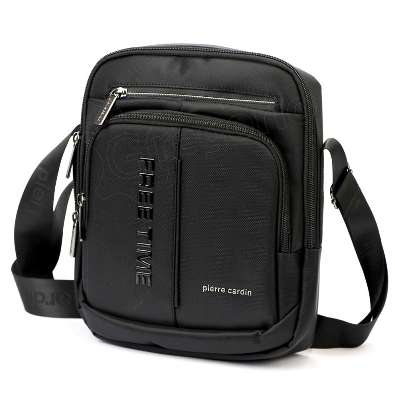 PIERRE CARDIN τσαντακι ωμου σε μαυρο χρωμα 06-8131-black - KalliopiSilver