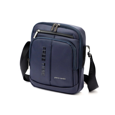 PIERRE CARDIN τσαντακι ωμου σε μπλε χρωμα 06-8131-blue
