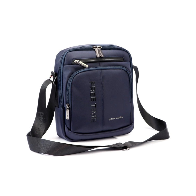 PIERRE CARDIN τσαντακι ωμου σε μπλε χρωμα 06-8131-blue - KalliopiSilver