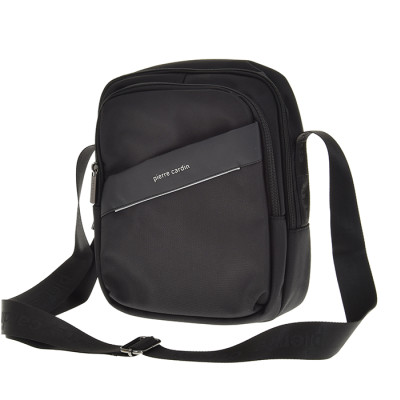 PIERRE CARDIN τσαντακι ωμου σε μαυρο χρωμα 06-8158-black