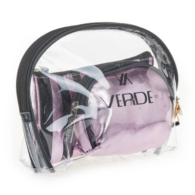 Verde Γυναικείο Νεσεσέρ σε Ροζ χρώμα 07-0265-pink