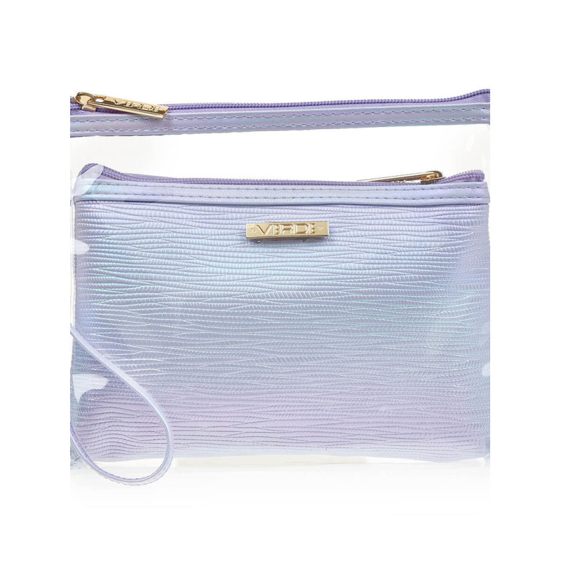 Verde Γυναικείο Νεσεσέρ σε λιλα χρώμα 24cm 07-0273-lilac Verde Γυναικείο Νεσεσέρ σε λιλα χρώμα 24cm 07-0273-lilac