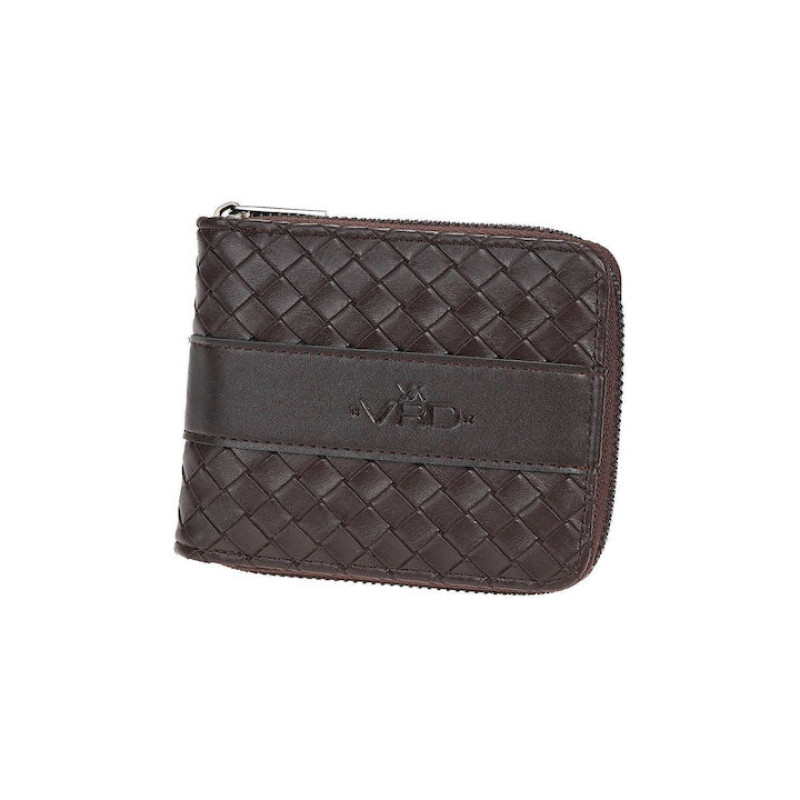 Ανδρικο πορτοφολι VERDE δερματινη καφε 09-0187-brown - KalliopiSilver