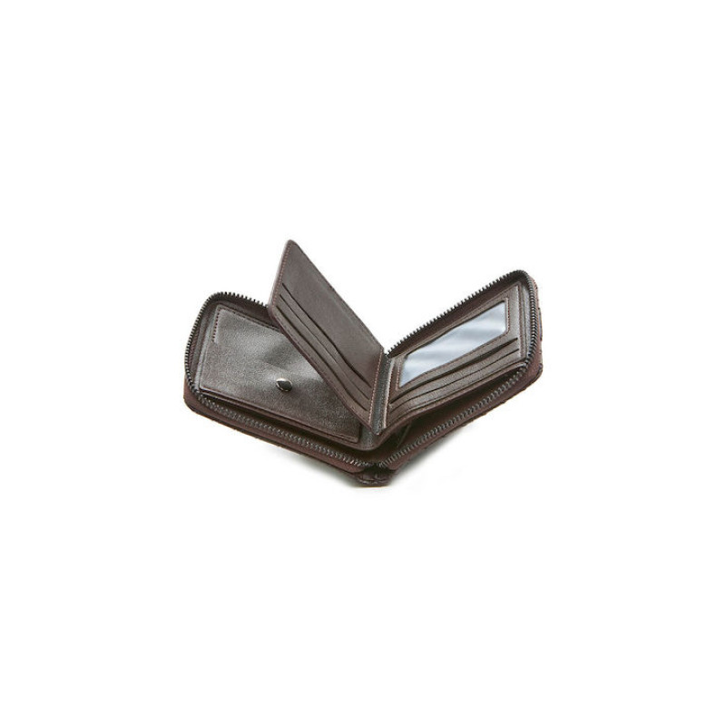 Ανδρικο πορτοφολι VERDE δερματινη καφε 09-0187-brown - KalliopiSilver