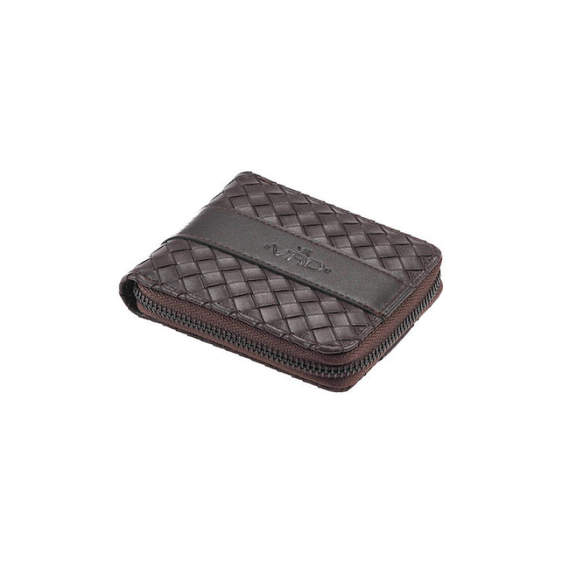 Ανδρικο πορτοφολι VERDE δερματινη καφε 09-0187-brown - KalliopiSilver
