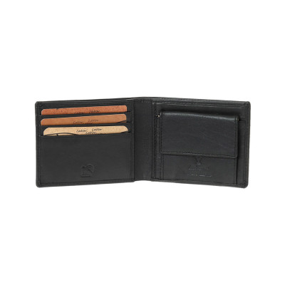 Lavor Δερμάτινο Ανδρικό Πορτοφόλι με RFID Μαύρο 1-2123-black