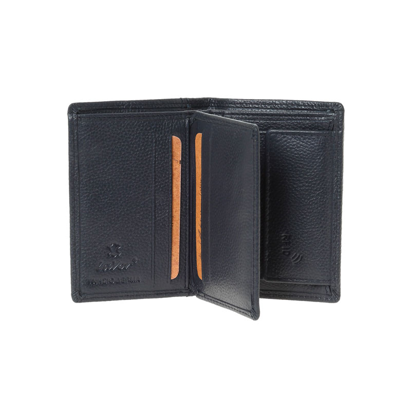 LaVor Ανδρικό Δερμάτινο Πορτοφόλι με Rfid Μπλε 1-3840-BLUE