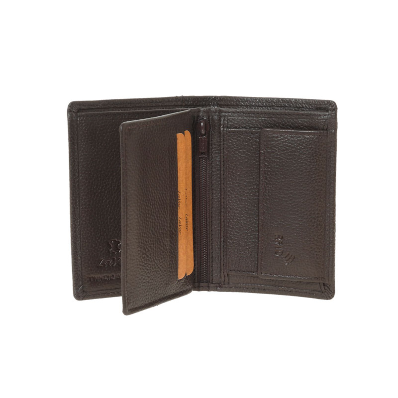 LaVor Ανδρικό Δερμάτινο Πορτοφόλι με Rfid Καφέ 1-3840-BROWN