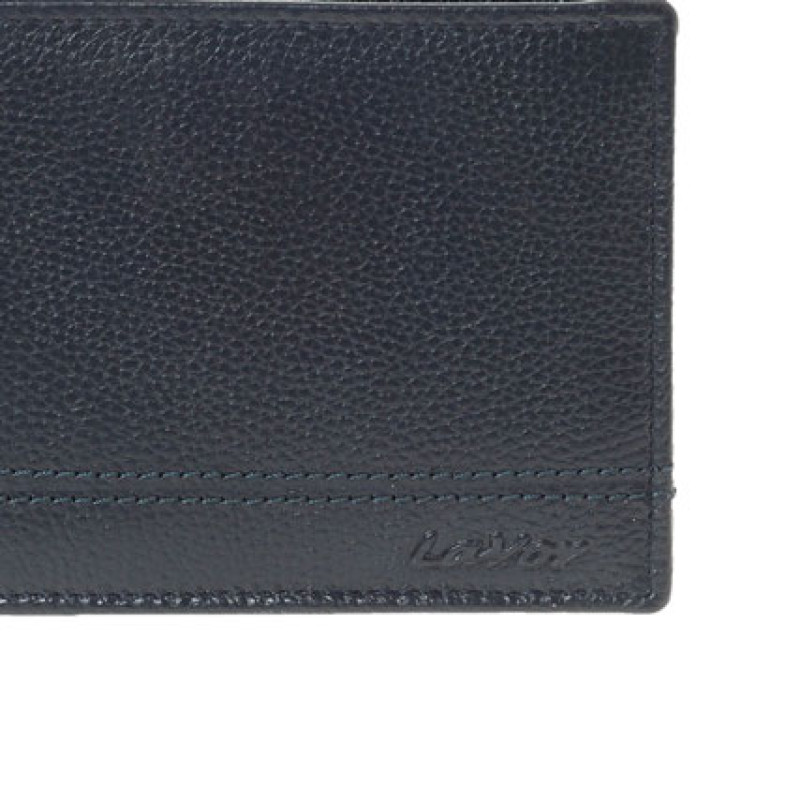LaVor Ανδρικό Δερμάτινο Πορτοφόλι με Rfid Μπλε 1-3842-BLUE