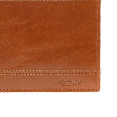 LaVor Ανδρικό Δερμάτινο Πορτοφόλι με Rfid Κονιάκ 1-3842-COGNAC