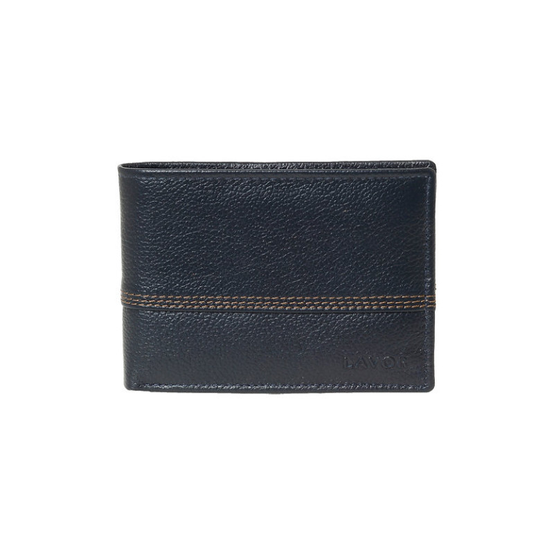 LAVOR Ανδρικό Δερμάτινο Πορτοφόλι Μπλε 1-3845-BLUE