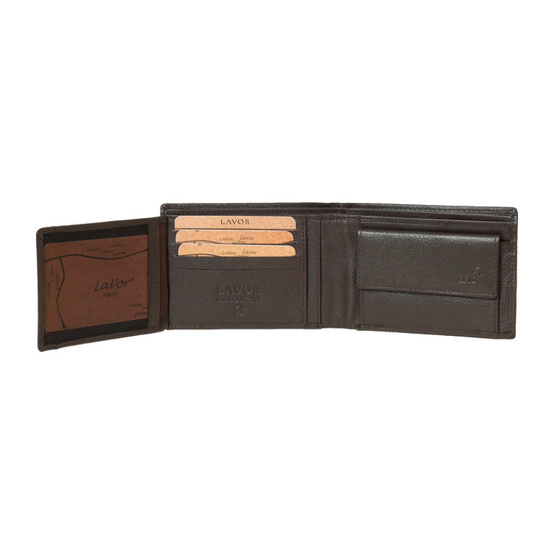 LAVOR Ανδρικό Δερμάτινο Πορτοφόλι Καφε 1-3845-BROWN LAVOR Ανδρικό Δερμάτινο Πορτοφόλι Καφε 1-3845-BROWN