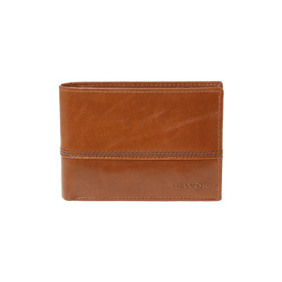 LAVOR Ανδρικό Δερμάτινο Πορτοφόλι Κονιακ 1-3845-COGNAC