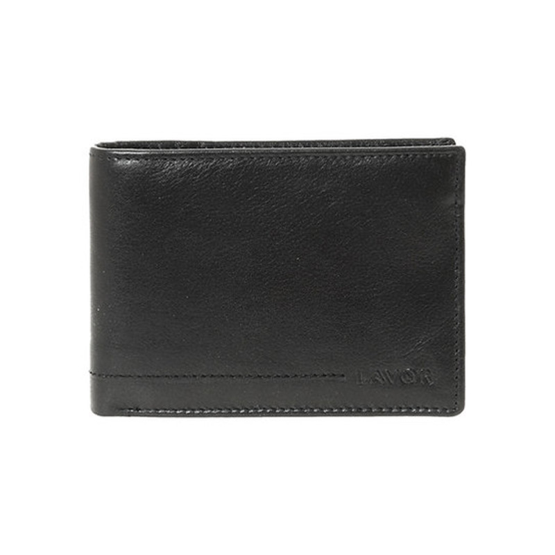 Lavor Δερμάτινο Ανδρικό Πορτοφόλι με RFID Μαύρο 1-3846-black