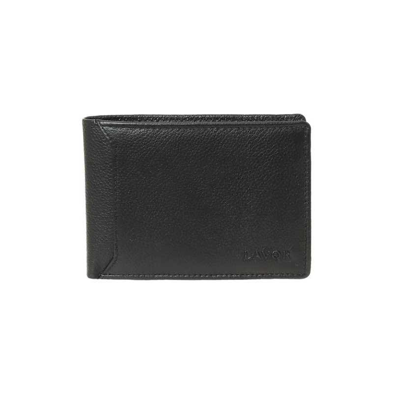 LAVOR Ανδρικό Δερμάτινο Πορτοφόλι Μαυρο 1-3847-BLACK