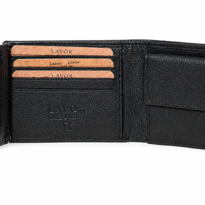 LAVOR Ανδρικό Δερμάτινο Πορτοφόλι Μαυρο 1-3850-BLACK LAVOR Ανδρικό Δερμάτινο Πορτοφόλι Μαυρο 1-3850-BLACK