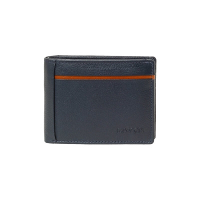 LAVOR Ανδρικό Δερμάτινο Πορτοφόλι Μπλε 1-3850-BLUE