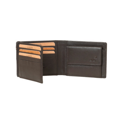 LAVOR Ανδρικό Δερμάτινο Πορτοφόλι Καφε 1-3850-BROWN LAVOR Ανδρικό Δερμάτινο Πορτοφόλι Καφε 1-3850-BROWN