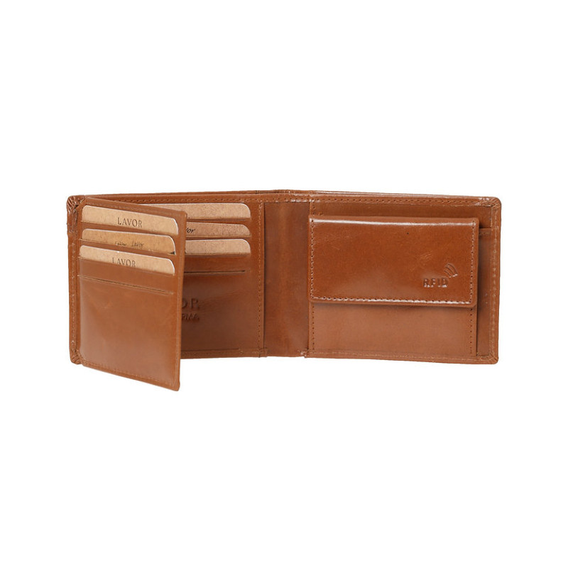 LAVOR Ανδρικό Δερμάτινο Πορτοφόλι Κονιακ 1-3850-COGNAC