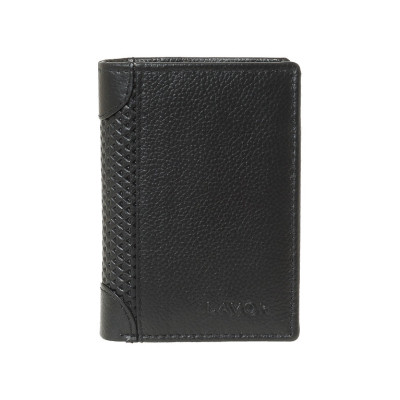 LAVOR Ανδρικό Δερμάτινο Πορτοφόλι Μαυρο 1-3851-BLACK