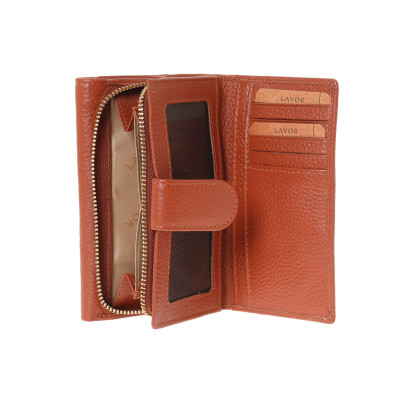 LAVOR 1-6019 Γυναικείο Δερμάτινο Πορτοφόλι Caramel LAVOR 1-6019 Γυναικείο Δερμάτινο Πορτοφόλι Caramel