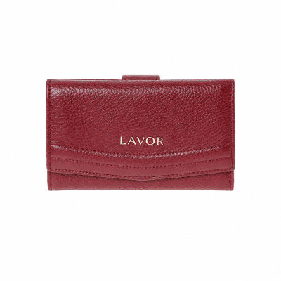 LAVOR 1-6019 Γυναικείο Δερμάτινο Πορτοφόλι Cherry