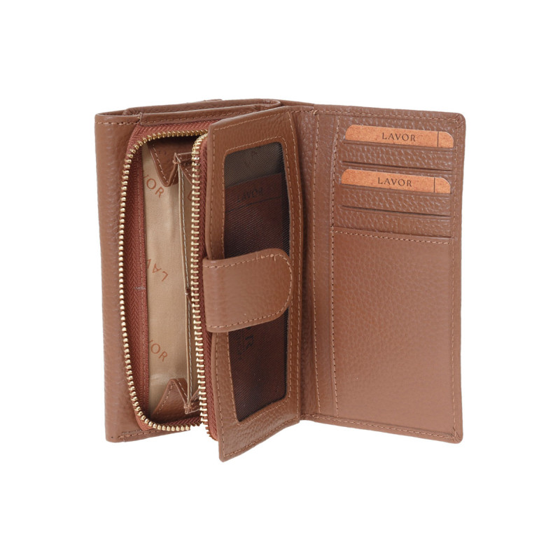 LAVOR 1-6019 Γυναικείο Δερμάτινο Πορτοφόλι Mocha LAVOR 1-6019 Γυναικείο Δερμάτινο Πορτοφόλι Mocha