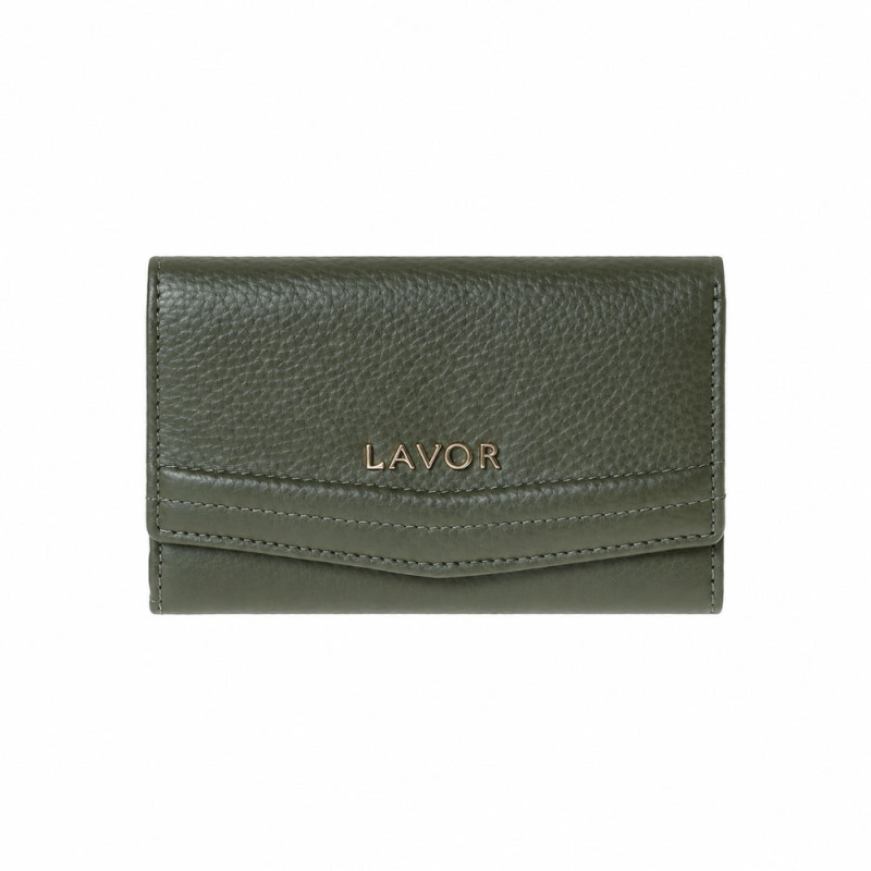 LAVOR 1-6019 Γυναικείο Δερμάτινο Πορτοφόλι Olive