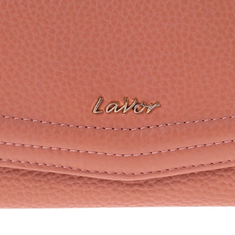 LaVor 1-6019 Γυναικείο Δερμάτινο Πορτοφόλι με Rfid Ροζ 1-6019-PINK - KalliopiSilver