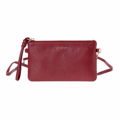 LAVOR 1-6033 Γυναικείο Δερμάτινο Tσαντάκι Cherry