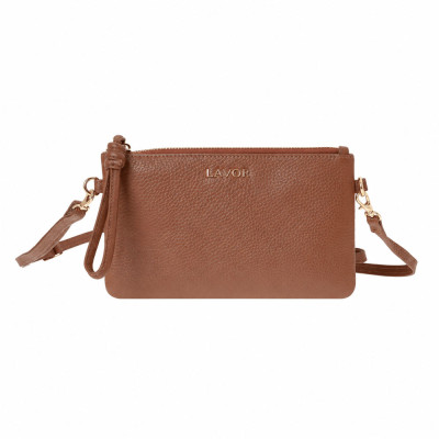 LAVOR 1-6033 Γυναικείο Δερμάτινο Tσαντάκι Mocha