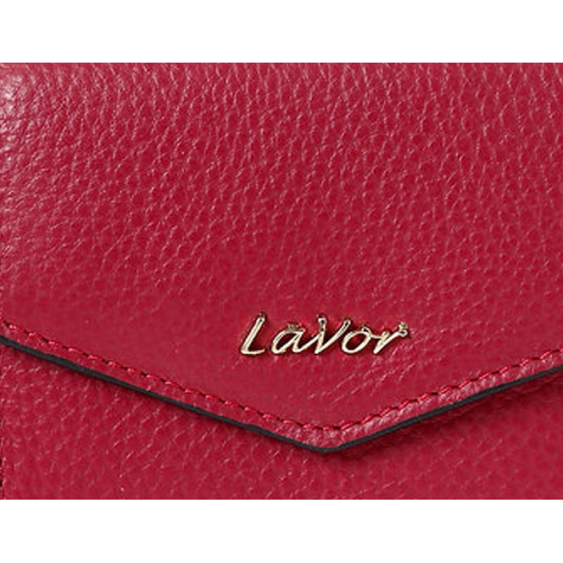 Lavor Μικρό Δερμάτινο Γυναικείο Πορτοφόλι με RFID κοκκινο 1-6082-red - KalliopiSilver