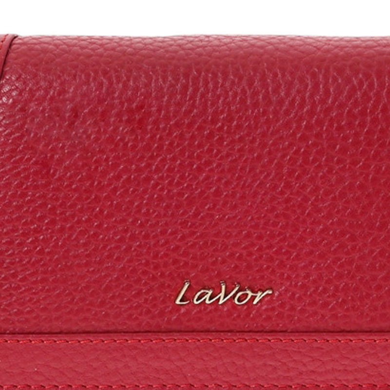 LaVor 1-6154 Γυναικείο Δερμάτινο Πορτοφόλι με Rfid Κόκκινο 1-6154-RED - KalliopiSilver