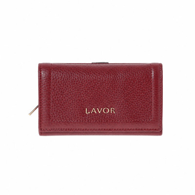 LAVOR 1-6156 Γυναικείο Δερμάτινο Πορτοφόλι Cherry
