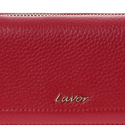LaVor 1-6156 Γυναικείο Δερμάτινο Πορτοφόλι με Rfid Κόκκινο 1-6156-RED - KalliopiSilver