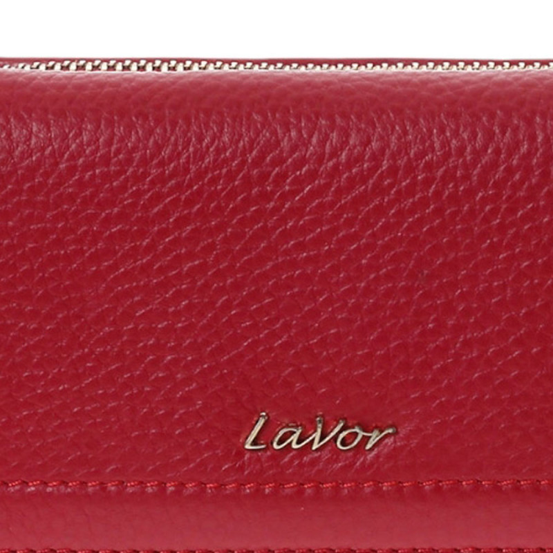 LaVor 1-6156 Γυναικείο Δερμάτινο Πορτοφόλι με Rfid Κόκκινο 1-6156-RED - KalliopiSilver