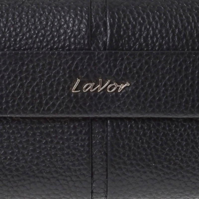 LaVor 1-6157 Γυναικείο Δερμάτινο Πορτοφόλι με Rfid Μαύρο 1-6157-BLACK - KalliopiSilver