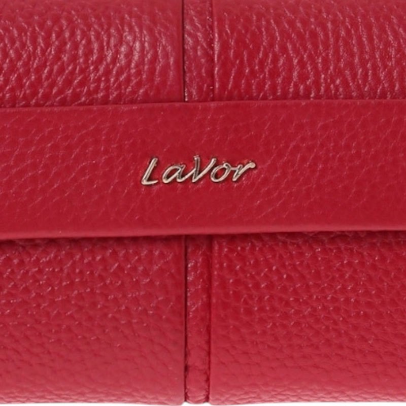 LaVor 1-6157 Γυναικείο Δερμάτινο Πορτοφόλι με Rfid Κόκκινο 1-6157-RED - KalliopiSilver