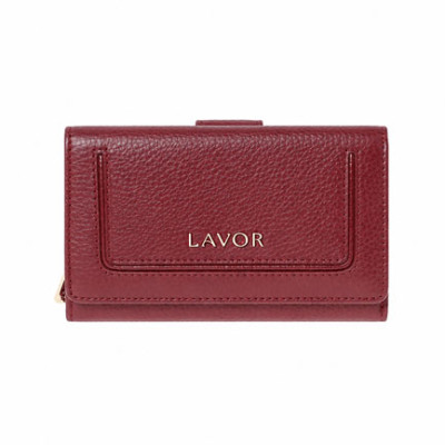 LAVOR 1-6158 Γυναικείο Δερμάτινο Πορτοφόλι Cherry