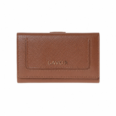 LAVOR 1-6158 Γυναικείο Δερμάτινο Πορτοφόλι Mocha