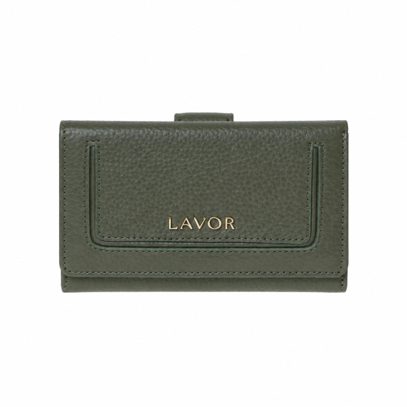LAVOR 1-6158 Γυναικείο Δερμάτινο Πορτοφόλι Olive