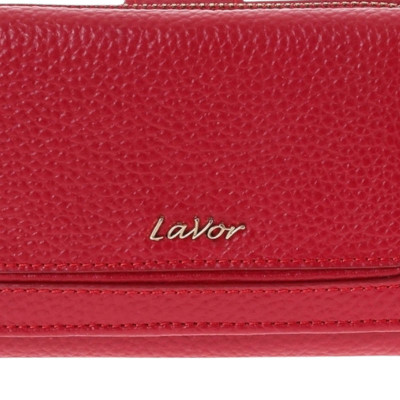 LaVor 1-6158 Γυναικείο Δερμάτινο Πορτοφόλι με Rfid Κόκκινο 1-6158-RED - KalliopiSilver